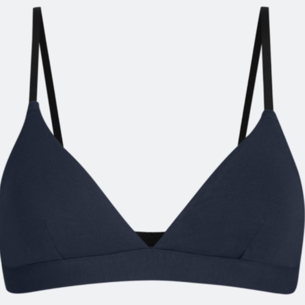 MeUndies TWO Black Wireless Triangle Bralette